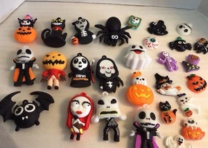 Halloween Craft Figures Ghosts, Nightmare Before Christmas, Skeleton DIY Lot - Picture 1 of 8