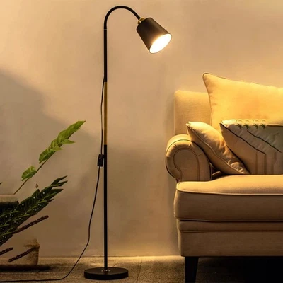 Adjustable Standard Floor Lamp Living Room Reading Light Free Standing Lighting
