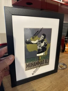 Muhammad Ali Pure Silver Foil Poster .999 ULTRA LOW MINTAGE 1/200 Rumble Jungle - Picture 1 of 24