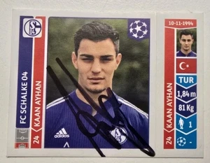 #293 PANINI Champions League 2014/2015 Sticker FC Schalke 04 Kaan Ayhan signiert - Bild 1 von 2