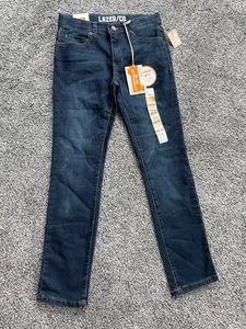 Lazer Co Size 10 Flex Tech 5 pkt Slim Straight Knit Denim Jeans Super Soft New - Picture 1 of 2