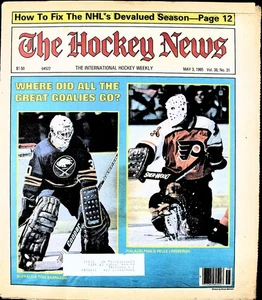 THE HOCKEY NEWS - 3. Mai 1985 - feat. Barrasso und P. Lindberg - **BESCHREIBUNG LESEN** - Bild 1 von 1