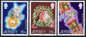 Maglia 1986, set natalizio MNH, Mi 393-95 - Foto 1 di 1