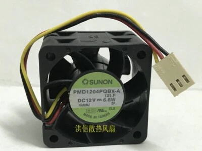 SUNON 4028 PMD1204PQBX-A DC12V 6.8W high speed cooling fan 3pin - Image 1 of 4