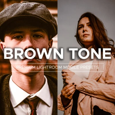 1 Brown Tone Mobile Lightroom Presets - Desktop Presets - Instagram Presets - Image 1 of 4