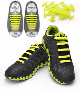 Yellow silicone shoelace Convert to Slip on No tying shoe anymore - Picture 1 of 2