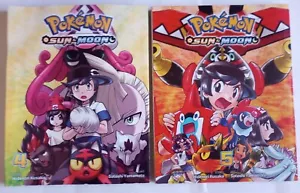 Pokemon Aventuras Edición Especial Sol y Luna Volumen 4 5 Manga Lote Viz Media - Imagen 1 de 9