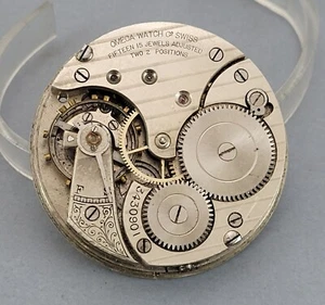 Antique Omega Movement for pocket watches Pat. 26513. 45.5mm. To restore / parts - Picture 1 of 7