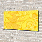 Leinwandbild Kunst-Druck 140x70 Bilder Blumen & Pflanzen Gelbe Blumen