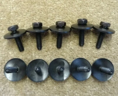 VAUXHALL Engine Under Cover Tray Tapper Splash Guard Screw & Washer Clips - Image 1 of 4