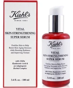 Kiehl's Vital Skin-Strengthening Super Serum 3.4 oz Hyaluronic Acid NWOB - Picture 1 of 7