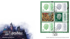 2023 GB HARRY POTTER Prestige Pane FIRST DAY COVER Pmk Alnwick NICE FDC 19.10.23