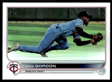 2022 Topps Rainbow Foil 598 Nick Gordon   Minnesota Twins  Baseball Card