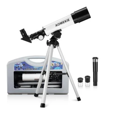 Teleskop Kinder Einsteiger 90x Vergrößerung Astronomisches Fernrohr Refraktor - Bild 1 von 4