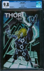 Thor #617 ⭐ CGC 9.8 ⭐ Tron Variant Peterson Cover 1st Kid Loki Marvel Comic 2011 - Picture 1 of 2