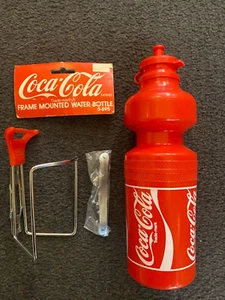NUOVA Borraccia Coca Cola Bici da Strada Coca Cola 1988 Montaggio Telaio 5-695 - Foto 1 di 4