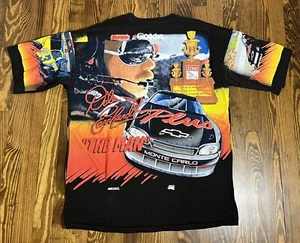 VINTAGE Dale Earnhardt Evolution of The Man AOP TShirt Sz XL Rare NASCAR NWOT - Picture 1 of 3