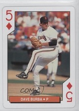 1994 Bicycle San Francisco Giants Playing Cards Box Set Dave Burba #5D