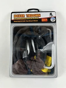 Boxer 2 Pezzi 21" EPDM Cinghia Telone Elastico con Moschettoni e Manicotto Protettivo - Foto 1 di 2