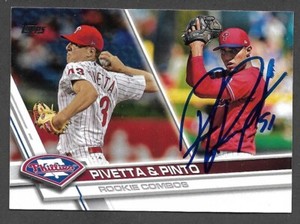 2017 TOPPS US 235  Ricardo Pinto PHILADELPHIA PHILLIES SIGNED AUTOGRAPH AUTO COA