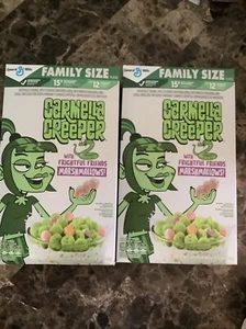 2 Stück Carmella Creeper General Mills Müsli Familiengröße 15,8 Unzen Box Ablaufdatum 6/3/25 - Bild 1 von 4