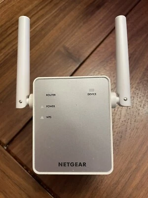 EUC TESTED WORKING NETGEAR AC750 Wireless WiFi Dual Band Range Extender EX3700 - Image 1 of 3