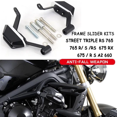 Kits deslizantes de cuadro para Triumph Street Triple 675/R 2013-2016 barras de choque del motor Foto 1 de 4