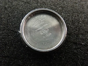ROLEX 6406 STAINLESS STEEL CASE BACK 21.8MM - Picture 1 of 2