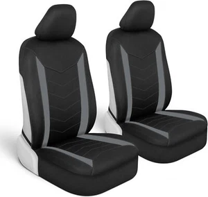 Gray SpillGuard Waterproof Neoprene Seat Covers for Cars, Trucks, SUV - Picture 1 of 8