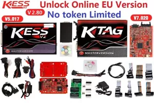 KESS V2.80 V5.017 EU Master + KTAG V7.020 ECU coche camión equipo de programación sin token - Imagen 1 de 6