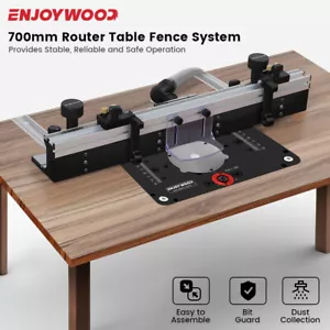 Woodworking Router Table Fence Aluminium Profile Fence System 700mm with Sliding - Picture 1 of 12