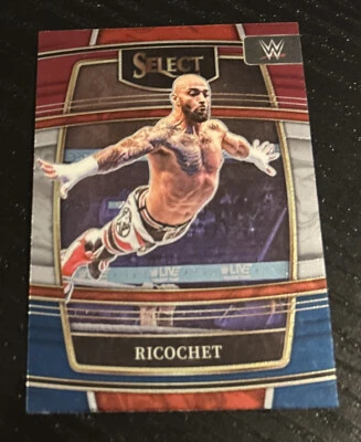 2022 Panini Select WWE Ricochet Red White & Blue - Image 1 of 2