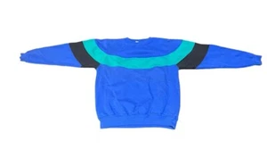 Vintage Cheetah Marvins Sweater Color Block YOUTH Size Large 14-16 - Picture 1 of 5