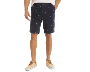 Men's Navy Flat Front Short U.S. Polo Assn. NWT N Size 42 Waist - Picture 1 of 4