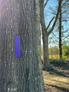 NO Tresspassing ! Purple State Laws - Markers- Purple signs - Picture 1 of 4