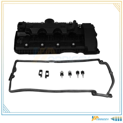 Cubierta de válvula de motor con junta apta para BMW 745Li X5 4.4L 4.8L 02-10 11127563474 Foto 1 de 4