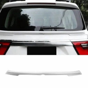 For Nissan Armada Patrol Y62 2017-2020 Pearl White Rear Trunk Spoiler Wing Flap - Picture 1 of 7