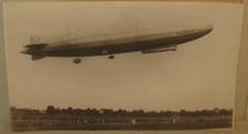 Antique ORIGINAL Zeppelin LZ 120 BODENSEE Launch Albumen PHOTO - Airship BLIMP