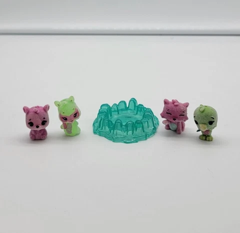 Hatchimals Colleggtibles Fuzzy Kittycan Budgiby Hamstar Kanga Blue Wings Limited Cover