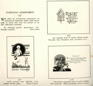 Catálogo de tarjetas de felicitación vintage de Canterbury 1927 - Imagen 1 de 7