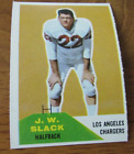 1960 Fleer Football - # 35 J. W. Slack, HB, Los Angeles Chargers Only $24.99 on eBay