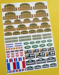 RC Rock Crawler 'CAMEL TROPHY TEAM FRANKREICH' Aufkleber 10. Maßstab Aufkleber RC4WD D90 - Bild 1 von 4