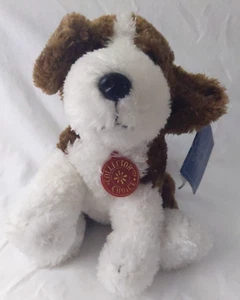 St. Bernard Super Soft Brown and White Dog Plush Stuffed Animal 10 in - Picture 1 of 15