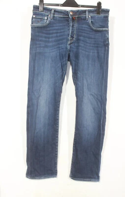 Jacob Cohen Mens Jeans W36" L32" Blue Designer PW620 Comf - Image 1 of 4