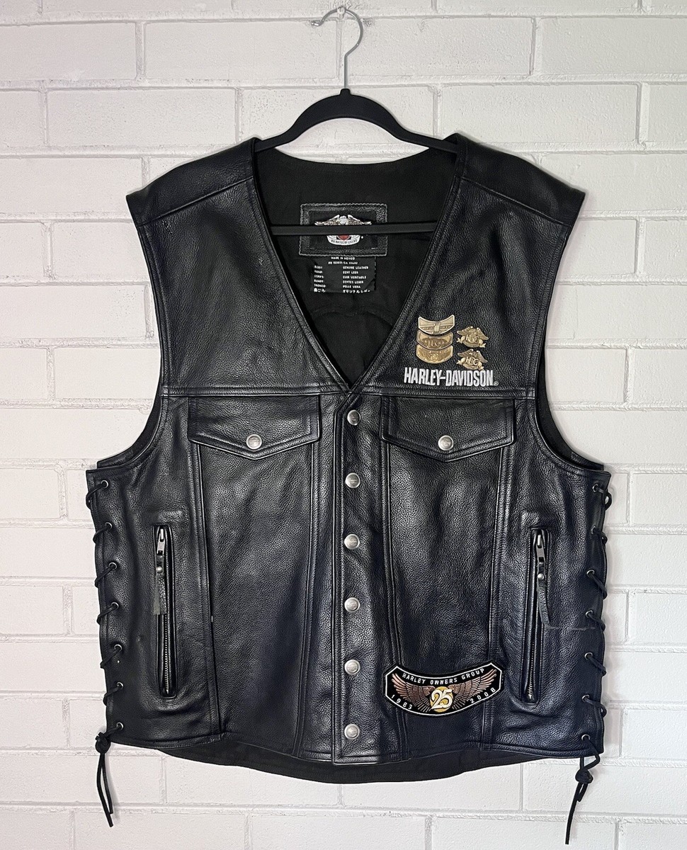 Chalecos Vaqueros Chaleco De Piel Para Moto Bikers Gear Australia