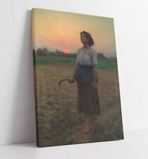 JULES ADOLPHE BRETON, THE SONG OF THE LARK -CANVAS WALL ARTWORK PICTURE PRINT
