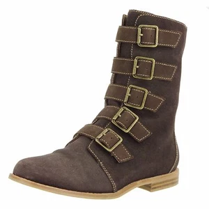 OLUKAI MUESTRA BOTAS DE CUERO DE MODA ELIMA ACEITADAS GRANO COMPLETO PULL UP EE. UU. 7 - Imagen 1 de 6
