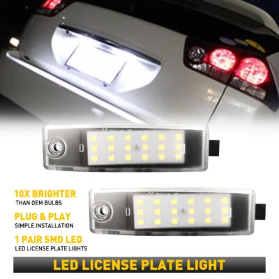 Luces de matrícula LED SMD blancas para 08-13 Toyota Highlander/99-03 Lexus RX300 Foto 1 de 4