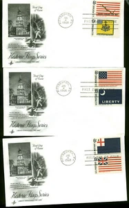 US FDC #1341 - #1351 Pairs on 5 Artcraft Cachets Pittsburgh, PA - Picture 1 of 2