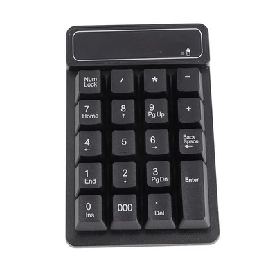 2.4G Wireless Mini Number Keyboard Tragbare Kommerzielle 19-Tasten USB Keypad - Bild 1 von 4